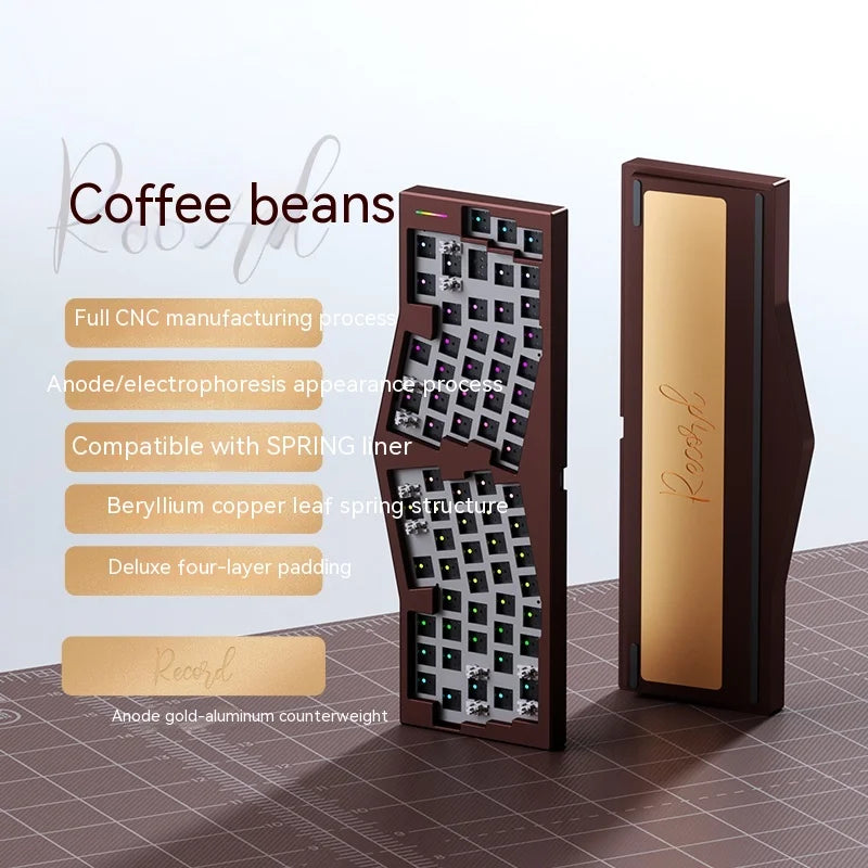 WEIKAV RECORD Mechanical Keyboard Aluminium Kits Hot Swap