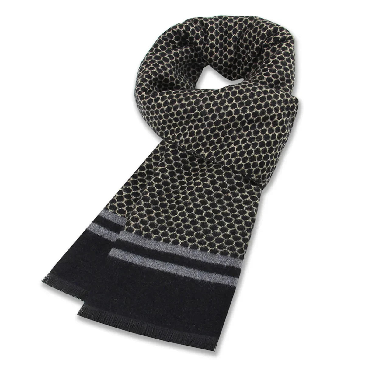 High Quality Men Scarf Autumn Winter Plaid Knitted