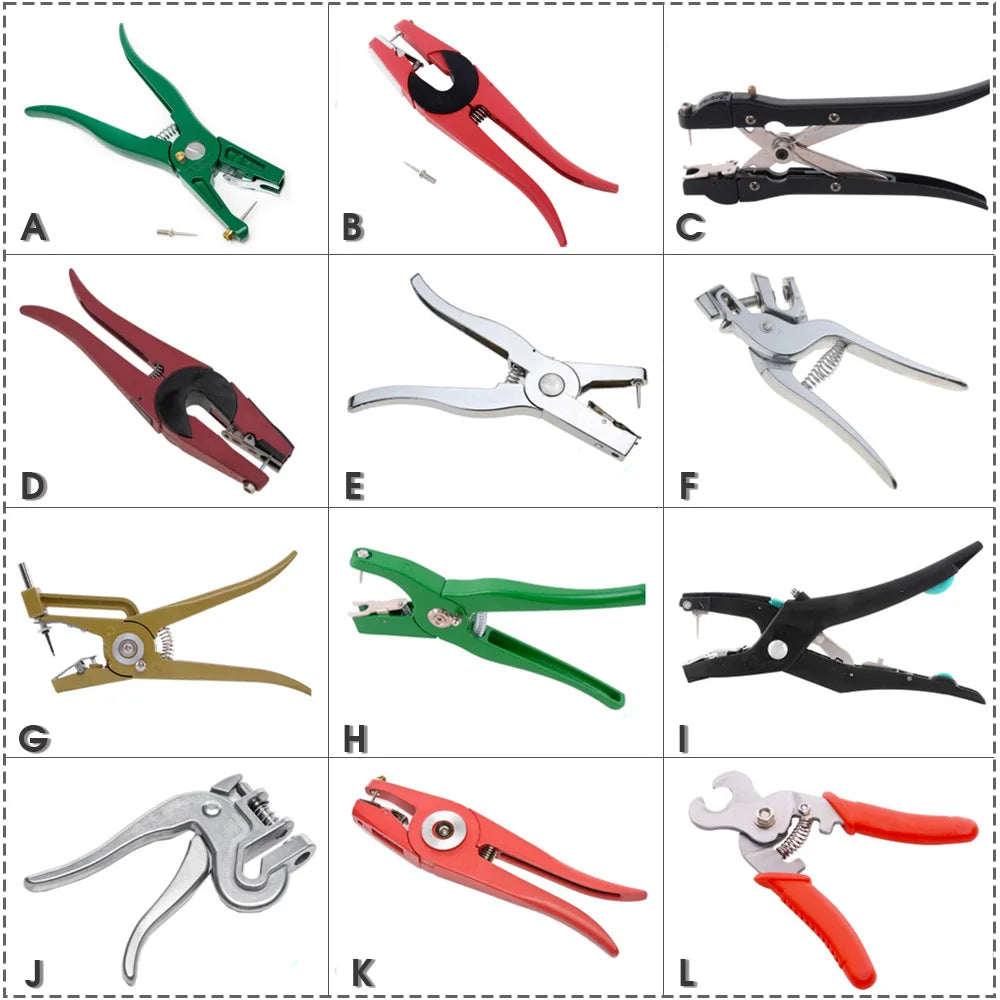 Livestock Ear Tag Pliers Animal Installer Control Device