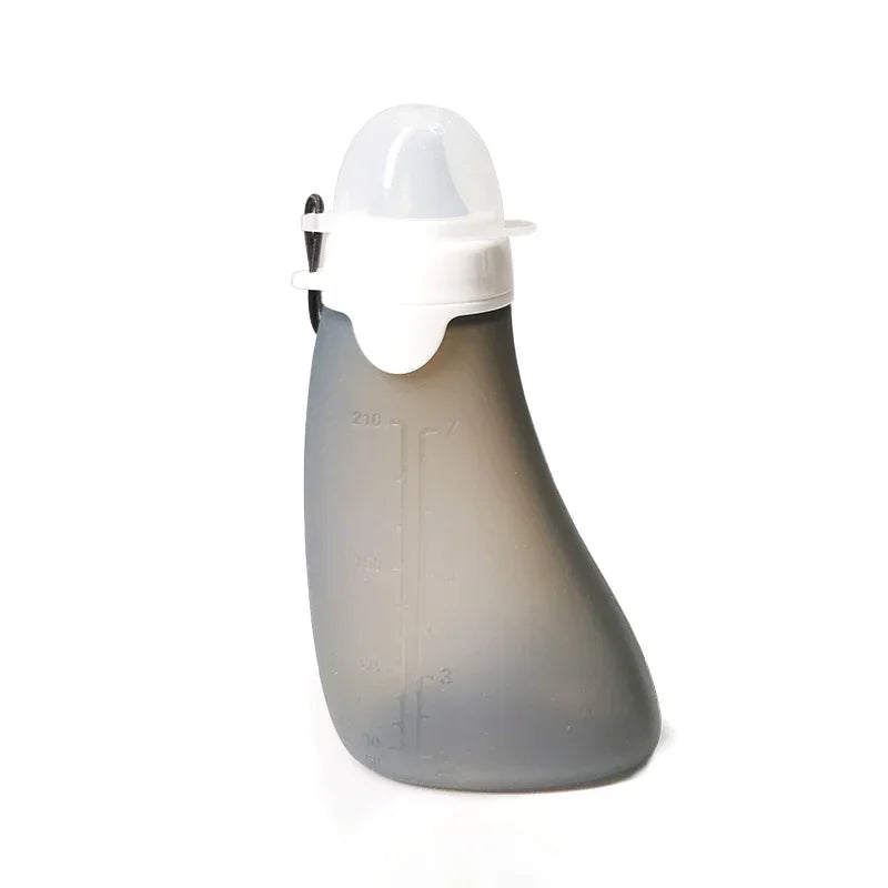 240ml Reusable Silicone Yummy Pouch Squeeze Refillable Baby