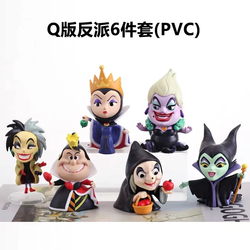 6.5-8cm Disney Fairy Tale Villain Figure Queen Cruella