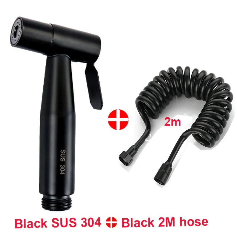 Handheld Bidet Sprayer Set 304 Stainless Steel Spray