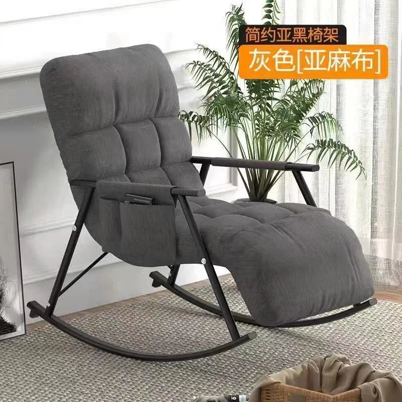 Recliner Nordic Lazy Sofas Rocking Chairs Living Room