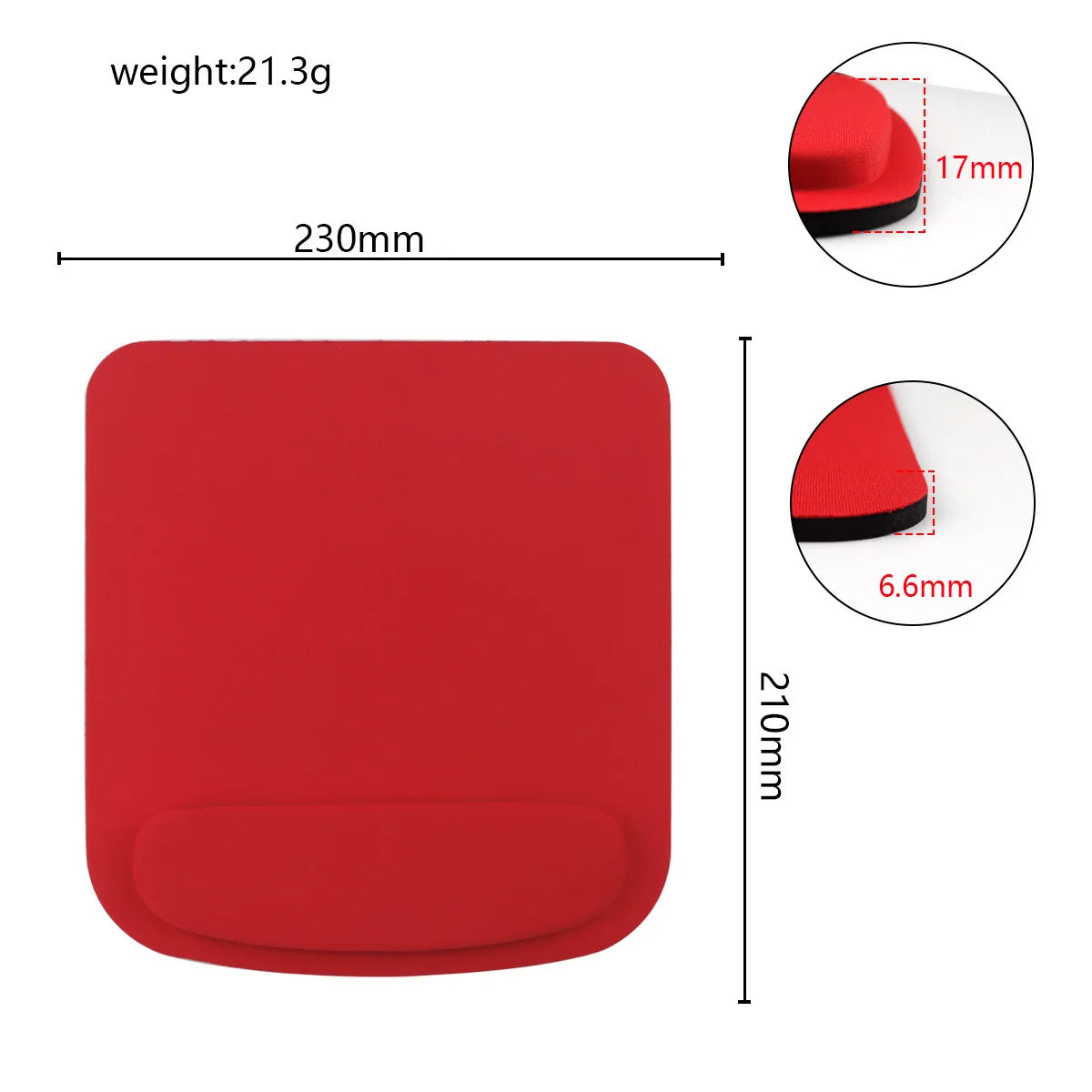 Mouse Pad Comfortable Mouse Soft Support Pads Ergonomic