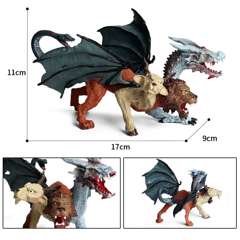 simulation dragon figurines model Savage Flying Magic Dragon