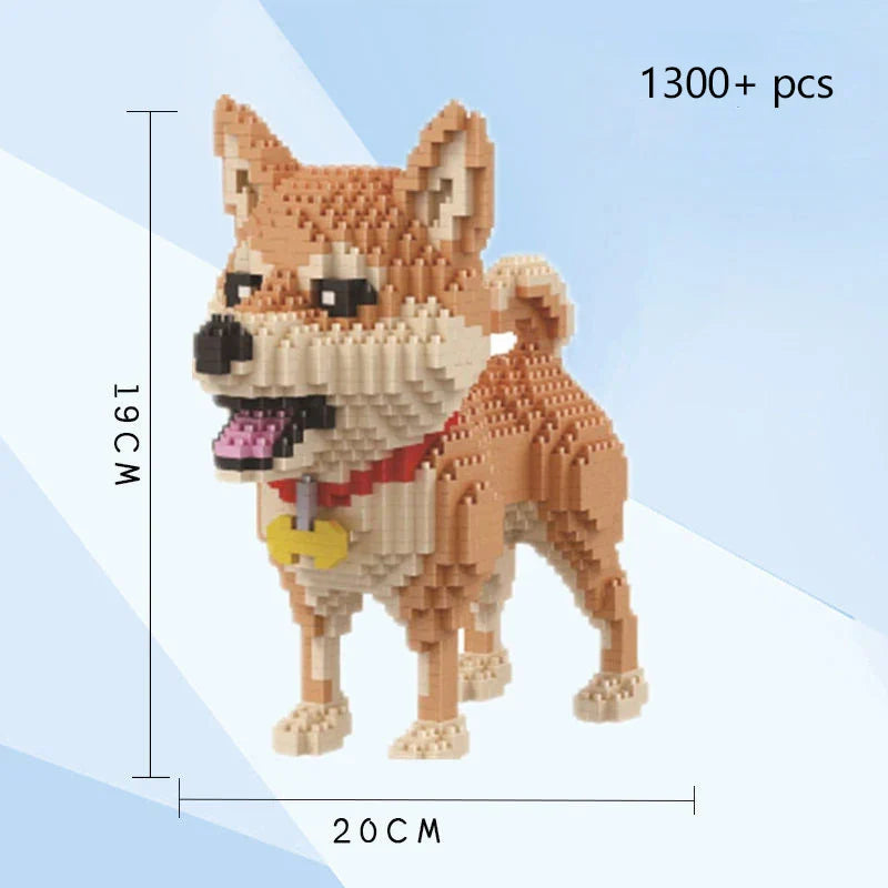 KNEW BUILT Squirrel Model Mini Building Blocks Children