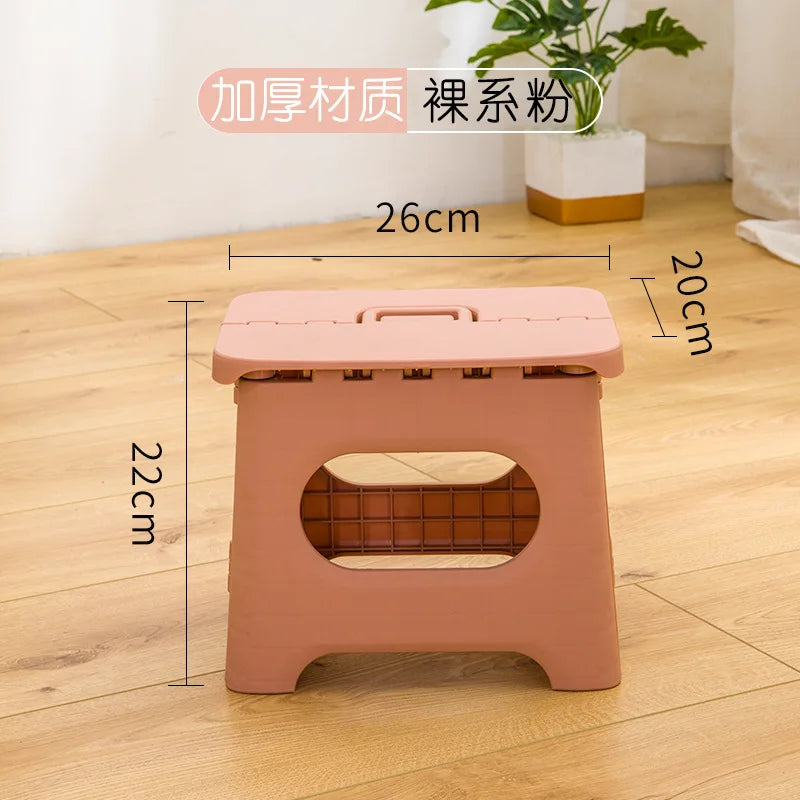 Portable Plastic Folding Stool Outdoor Fishing Stool Small