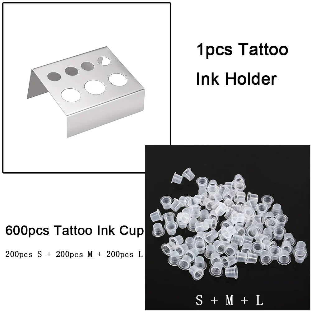 Hot 7/8/23 Holes Tattoo Ink Cup Holder Stand