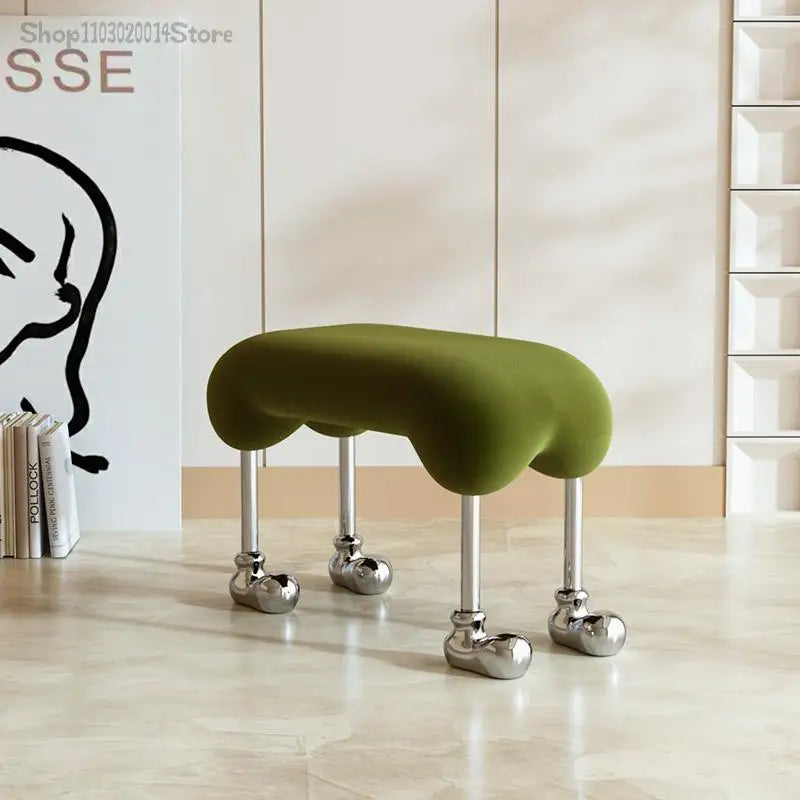Cream Style Dog Stool Dining Chair Clothing Store