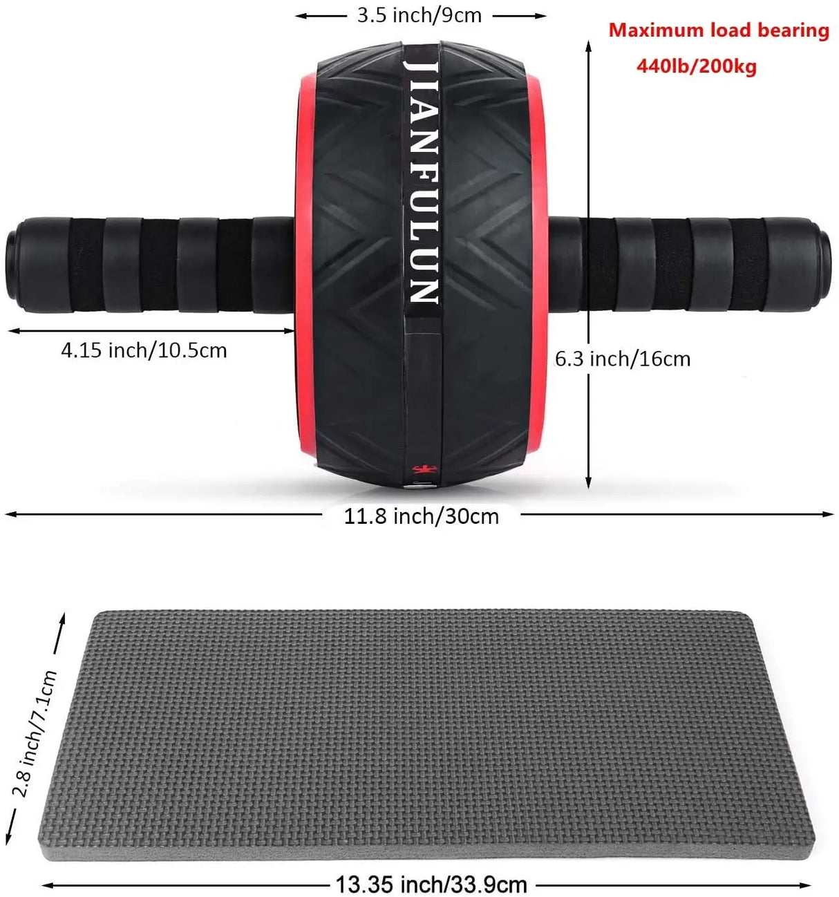 Abdominal Wheel Roller for Home Exercise, Body Building,