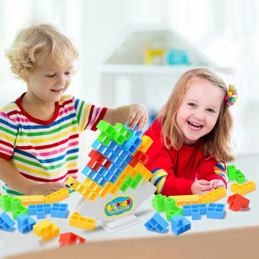 16-48 Blocks Building Block Brick Toy Balance Stacked