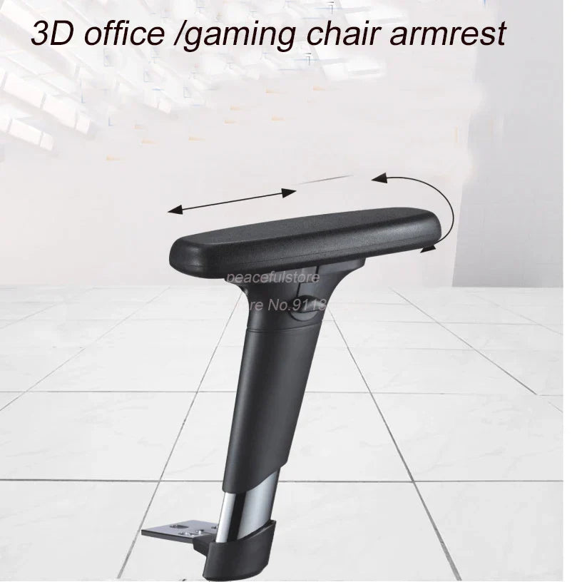 Adjustable 3D Office ArmChair Replacement 3 Holes Armrest