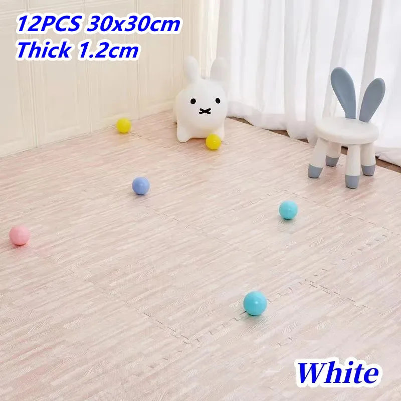 12PCS 30x30cm Puzzle Mat Foam Play Mats Rug