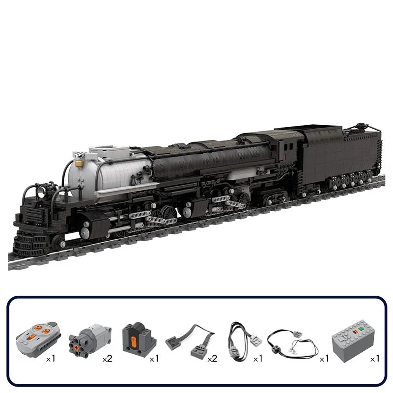 MOCUnited Pacific Spped Train Building Blocks Kit Motor