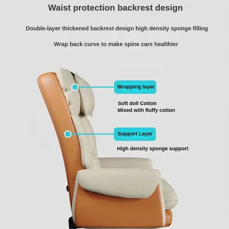 Computer Gaming Chairs with Reclining Backrests,Rotating Boss Chairs,Sofa