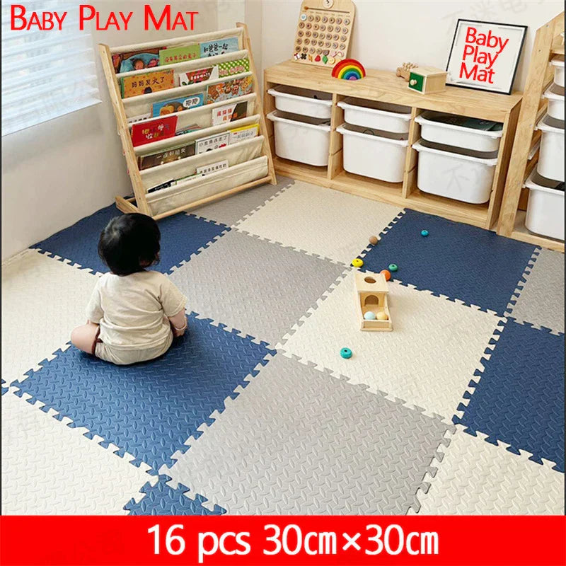 16PCS Thick 12mm Activities Mat for Baby Playmat