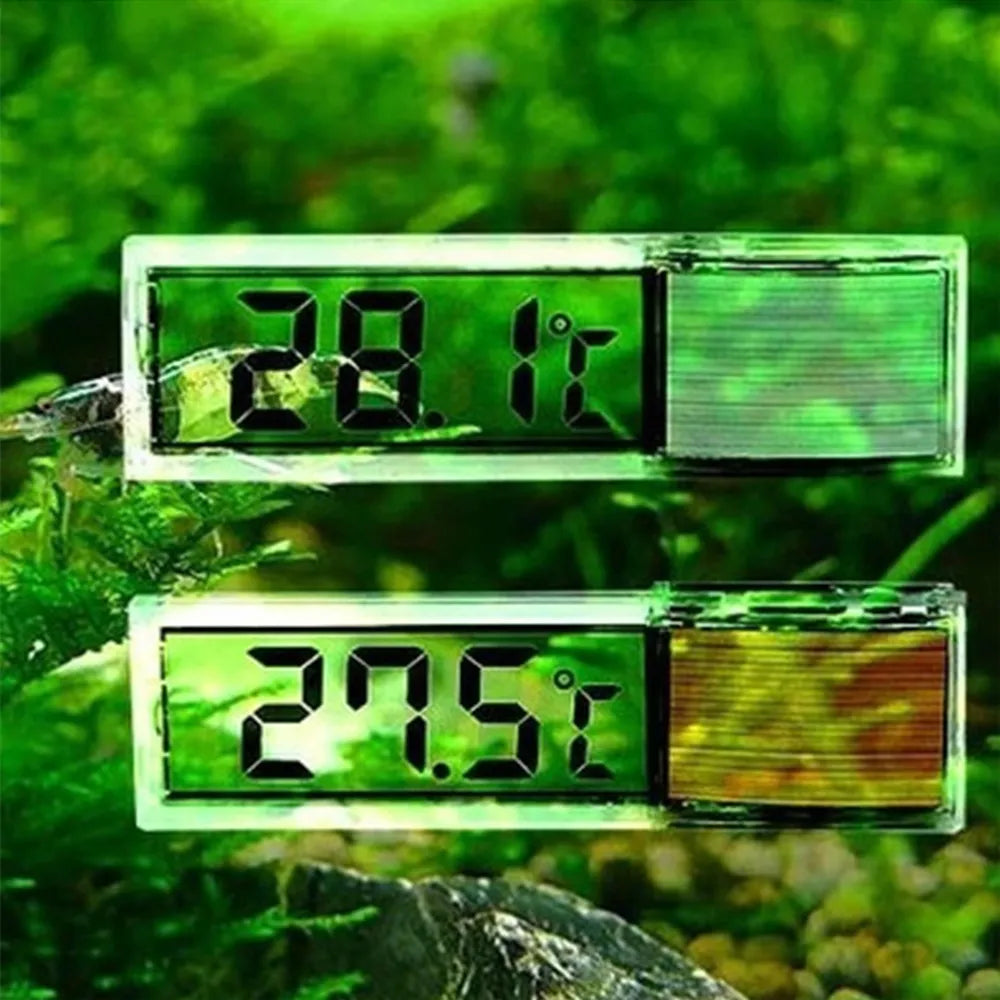 Waterproof Aquarium Thermometer 3D Digital LCD Electronic Fish