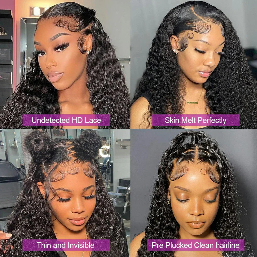 180 Density 13x6 Transparent Lace Front Wig Peruvian
