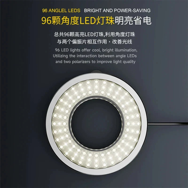 IFixes IL37 Microscope Adjustable Polarized Light Source Ring