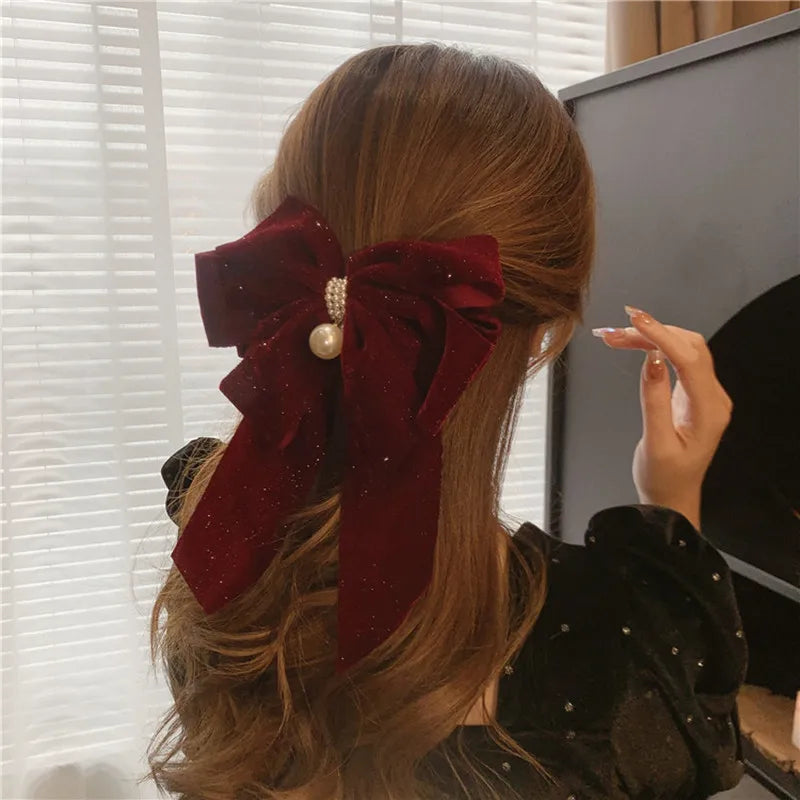 K-pop Star Red Velvet Bow-knot Popular Hair Accessories