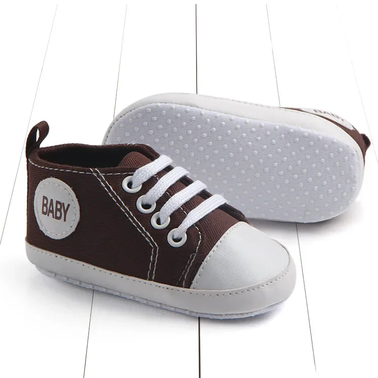 Baby Canvas Classic Sports Sneakers Newborn Baby Boys
