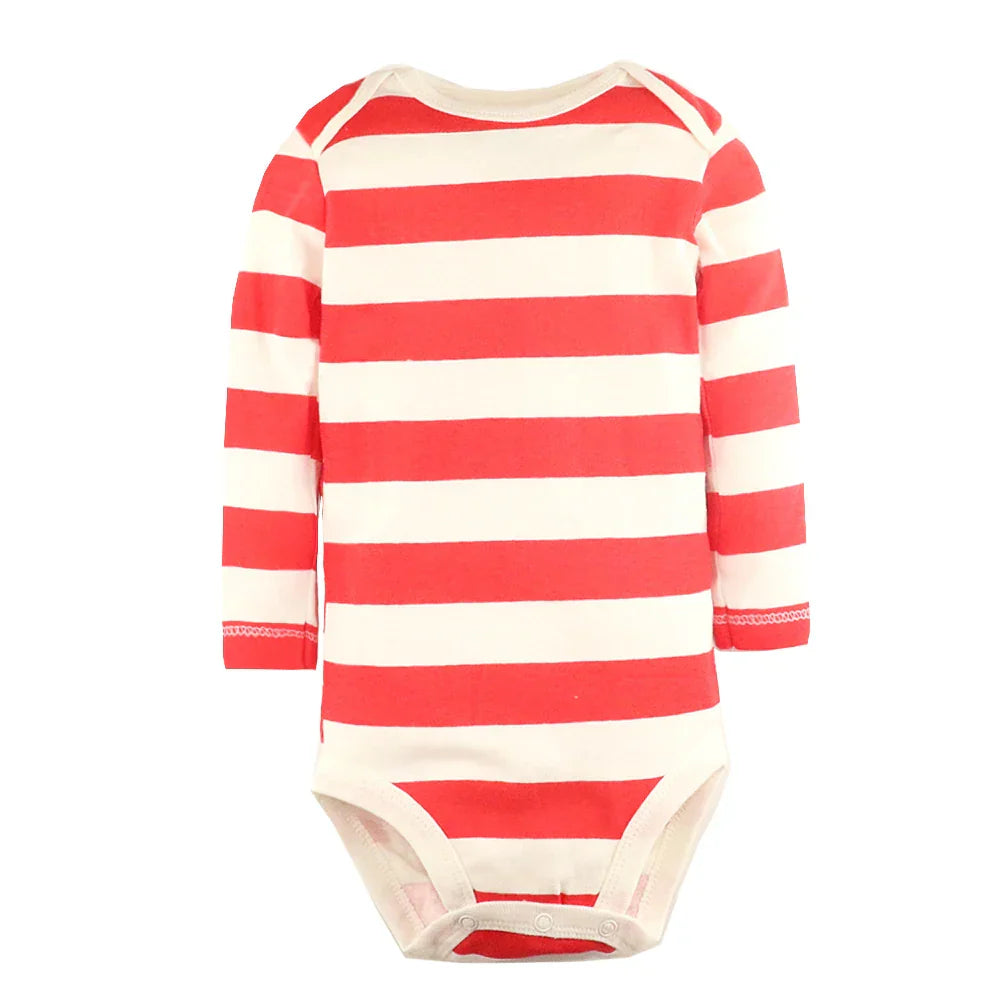 3PCS Baby Bodysuits+Pants Cotton Newborn Baby Boy Clothes