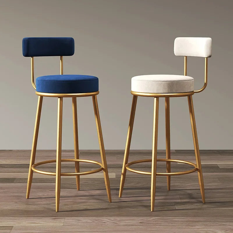 Bar Chair Simple Casual Home Cafe Stool Back