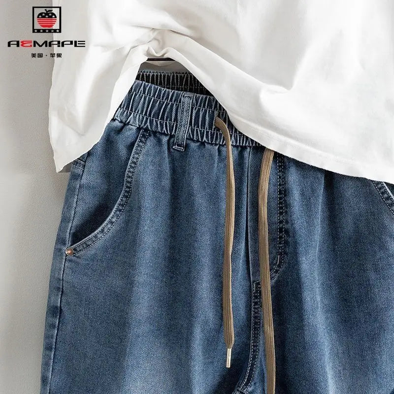 Spring and Autumn Drawstring Hip Hop Baggy Designer