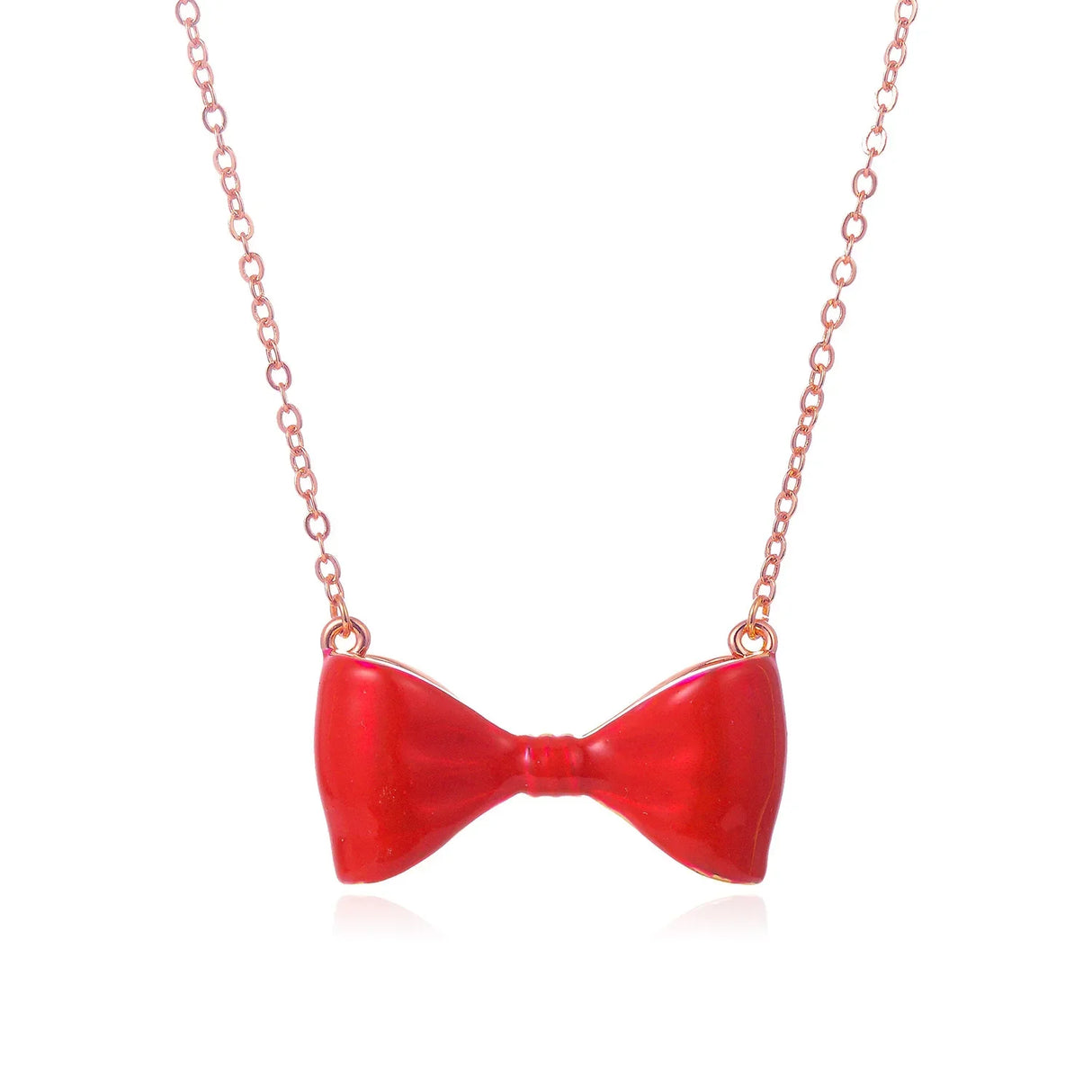 Bow Tie Necklace Pendant Simple Stylish Necklace Fashion