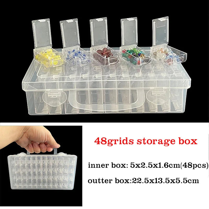 5D Diamond Painting Embroidery Accessories Tool Storage Box