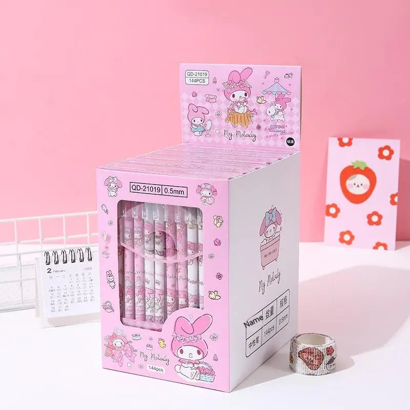 12-24 Sanrio erasable neutral pens hellokitty melody kuromi