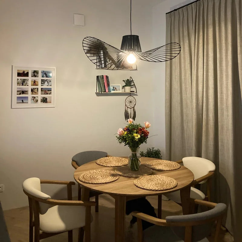 SANDYHA Modern Nordic Hats Pendant Lights Industrial Home