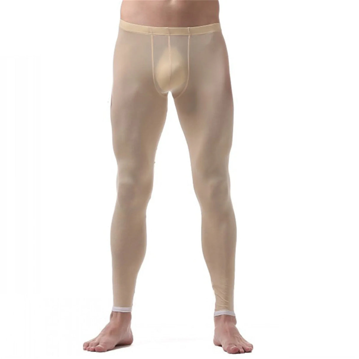 Men'S Long Leggings Soild Elastic Waisted Home Trousers