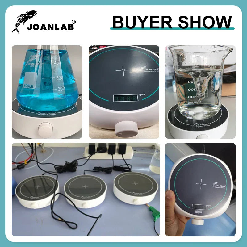 JOANLAB Mini Magnetic Stirrer Laboratory Liquid Mixer Magnetic