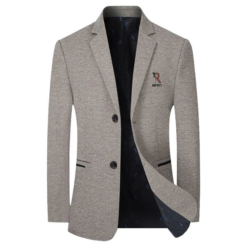 New Men Business Casual Cashmere Blazers Suits Jackets
