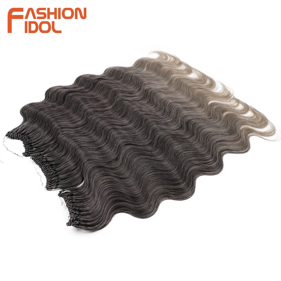 FASHION IDOL 24 Inch Body Wave Crochet Hair