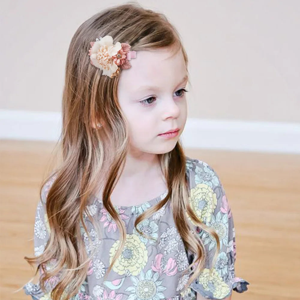 Baby Accessories Princess Flower Hairpins for Baby and