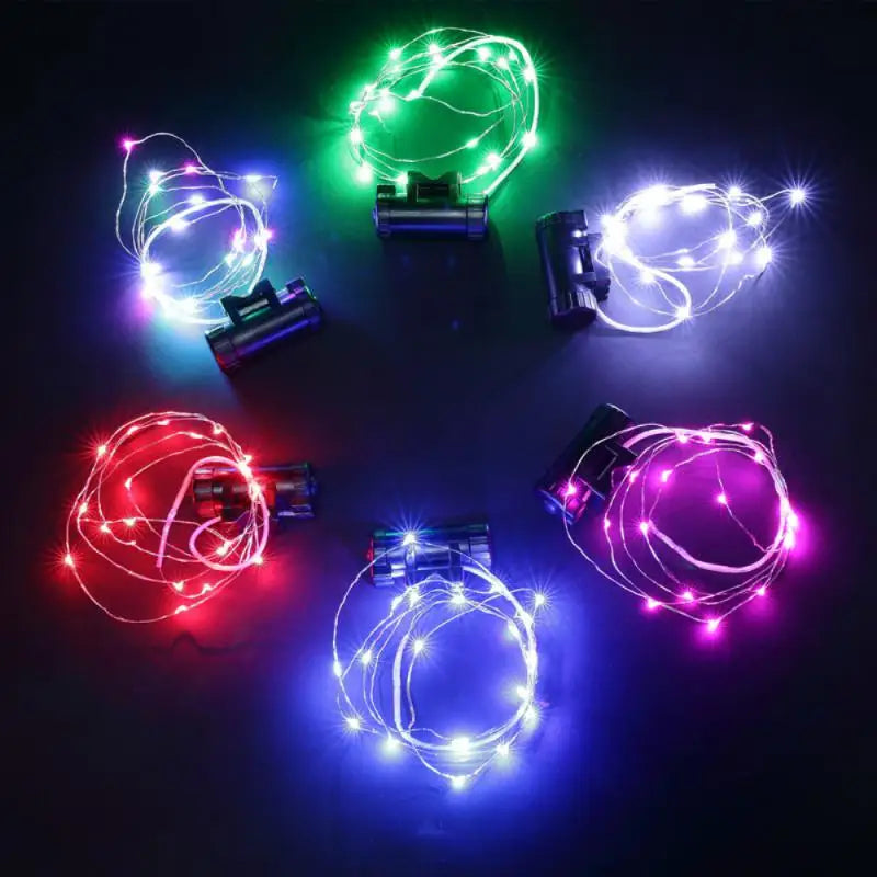 LEDs Light Wheel Rim Spoke Clip Tube Safety