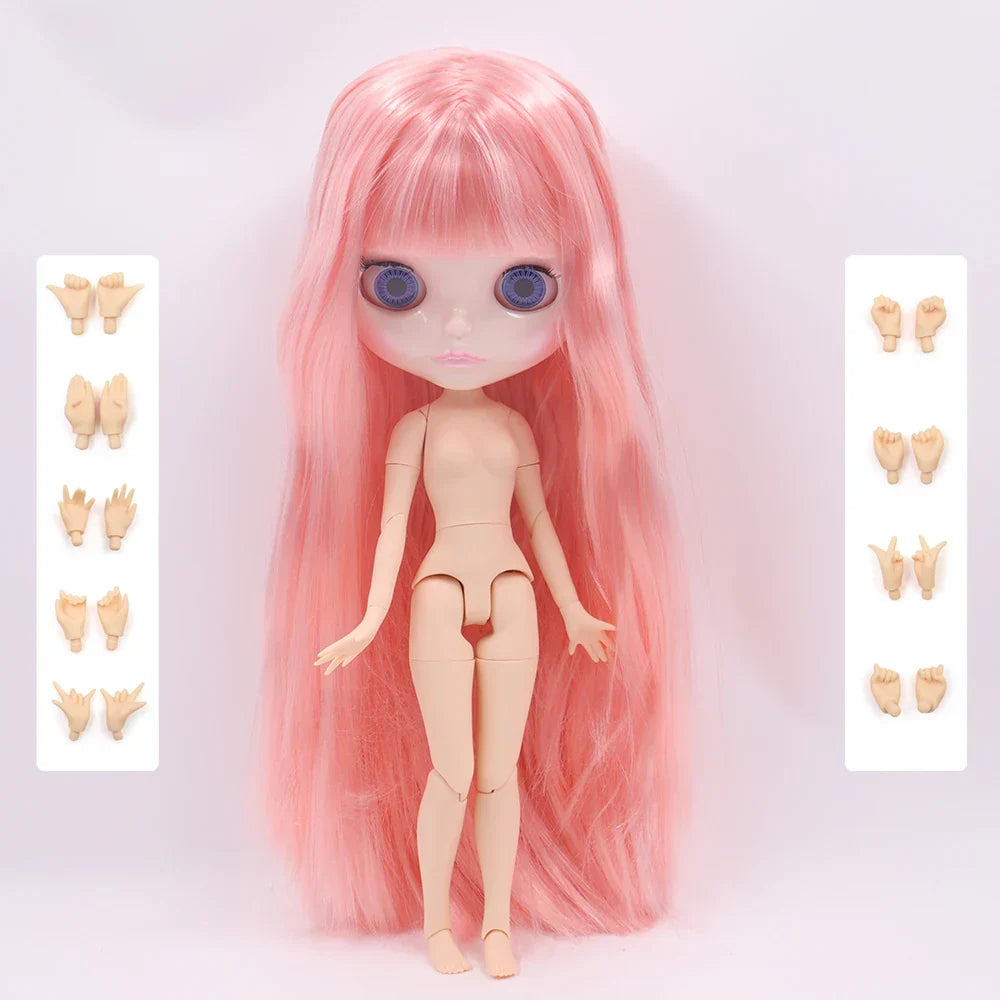 ICY DBS Blyth Doll 1/6 Joint Body 30CM BJD toys Natural shiny face with extra hands AB DIY Fashion Dolls girl gift