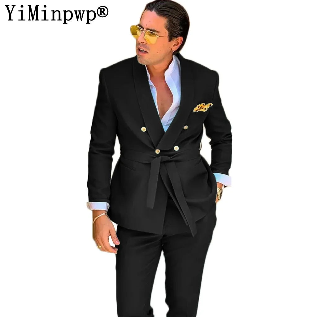 Designer Green Suits for Men 2 Piece Blazer