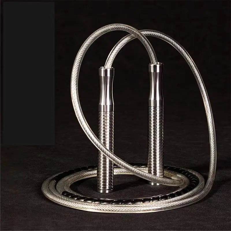 Adjustable Length Adult Steel Wire Skipping Rope for