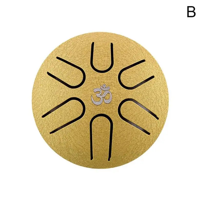 HLURU 3 Inches Steel Tongue Drum 6 Notes