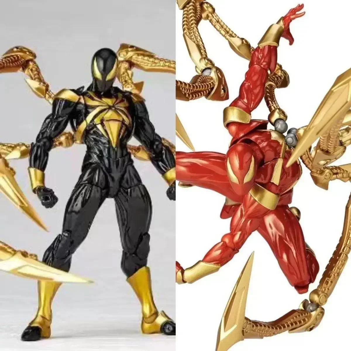 New Kaiyodo Iron Spiderman Ation Figurine Amazing Yamaguchi