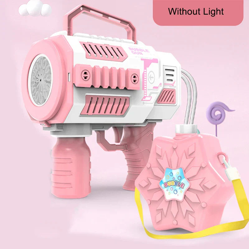 Automatic Bubble Gun 12hole with Large Backpack Summer