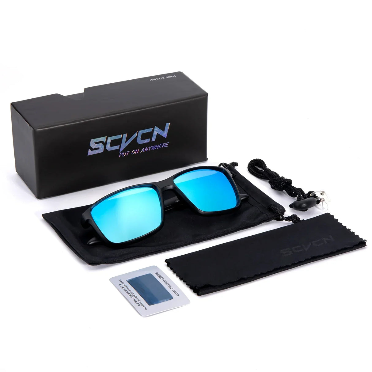 SCVCN Cycling Glasses Polarized Outdoor Cycling Sunglasses Men