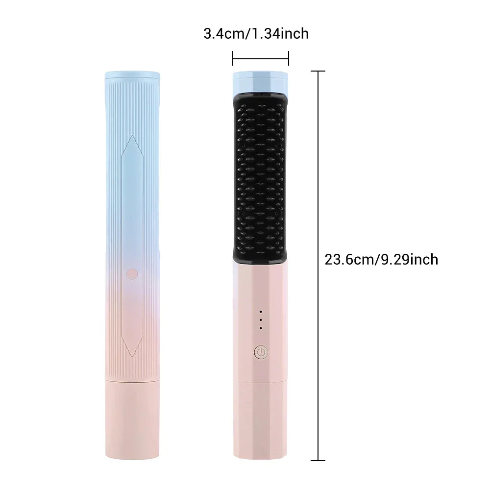 Professional Hair Hot Heating Comb Straightener for Women's