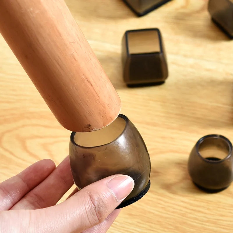Silicone Chair Legs Non-Slip Pads Furniture Sofa Feet