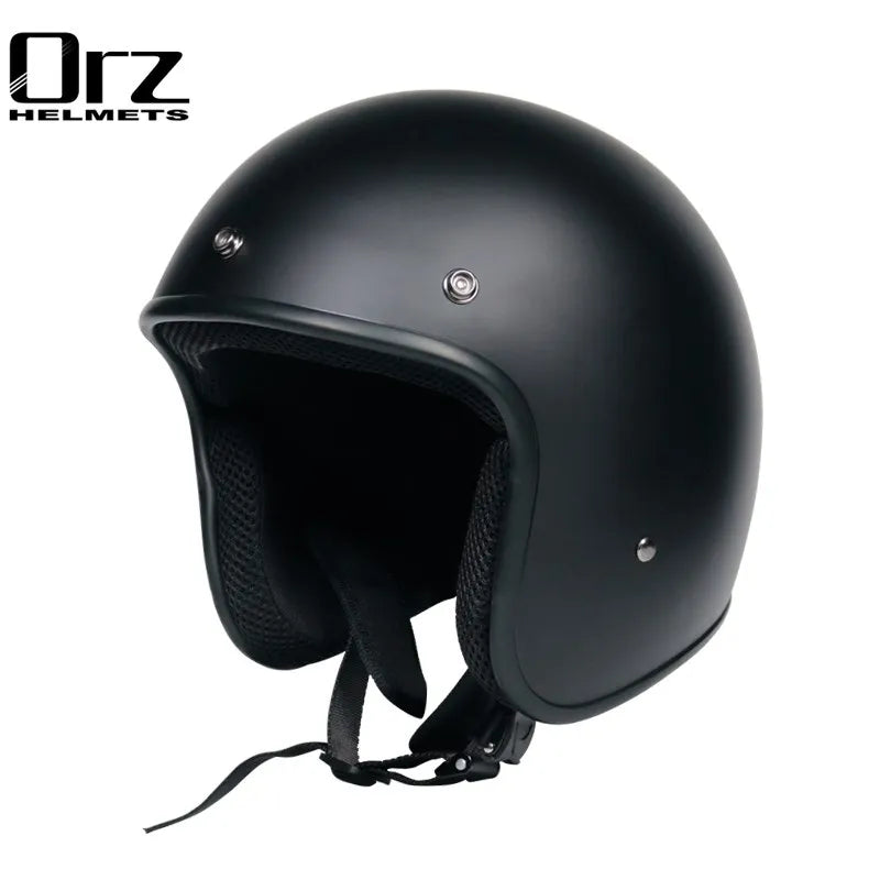 Free Shipping DOT approved retro motorcycle helmet casco 3/4 open face helmet cafe racer helmet chopper helmet capacete