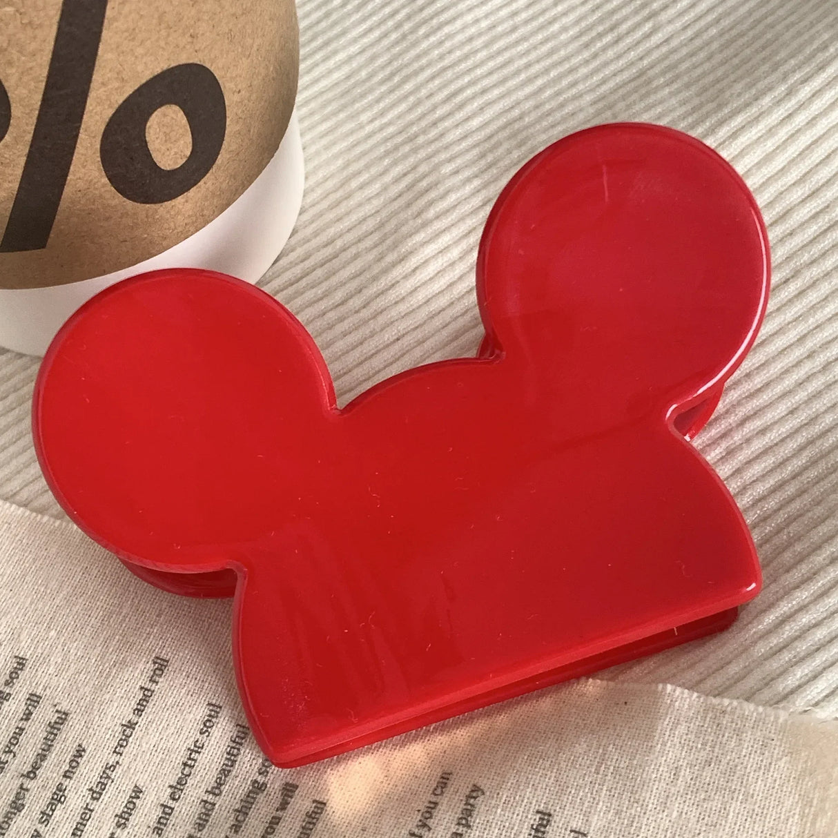 Muweordy Cartoon Mickey Acetate Hair Claw for Women