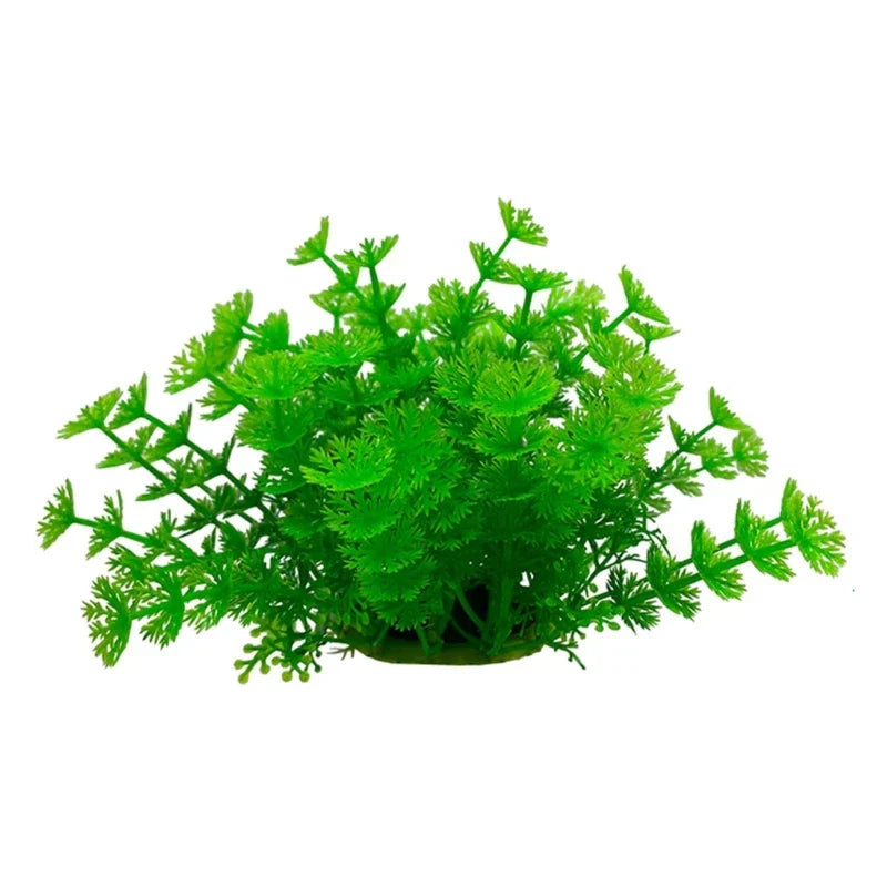 Green Artificial Leaves for Aqua-Terrariums Plants Fish Bowl